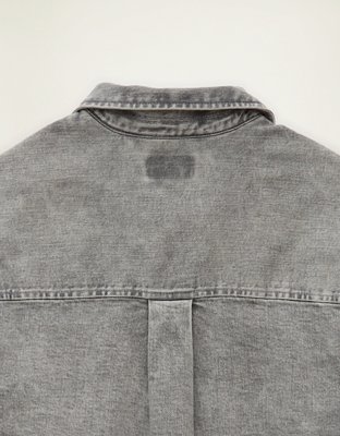 AE Oversized Denim Shacket