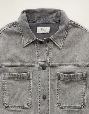 AE Oversized Denim Shacket
