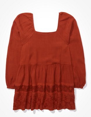 Женские топы American Eagle AE Square Neck Tunic Top — фото 4