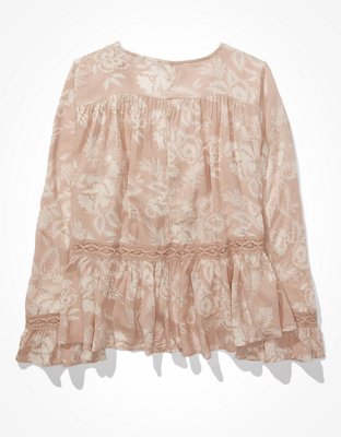 AE Lace Babydoll Top