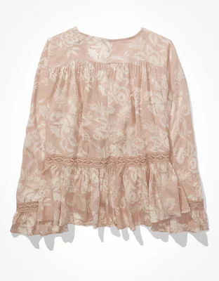 AE Lace Babydoll Top