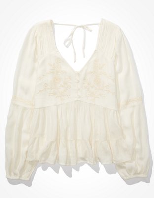 AE Embroidered Tunic Top