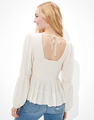 AE Embroidered Tunic Top