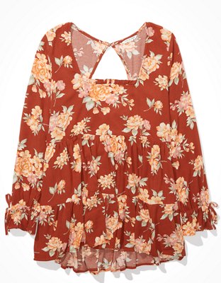 ae tiered babydoll dress