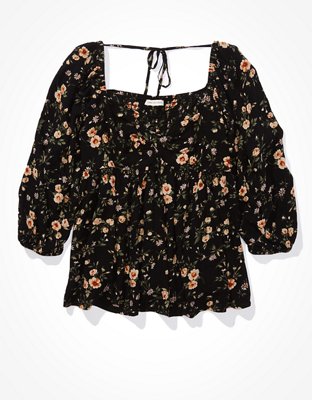Женские блузки American Eagle AE Twist Front Blouse — фото 3