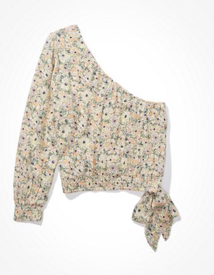 Женские блузки American Eagle AE One Shoulder Tie-Waist Blouse — фото 4