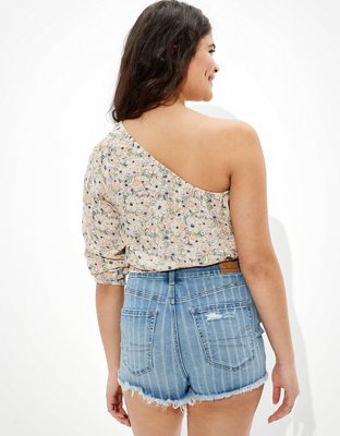 Женские блузки American Eagle AE One Shoulder Tie-Waist Blouse — фото 2