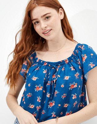 Женские блузки American Eagle AE Off-The-Shoulder Blouse — фото 4