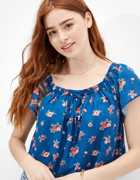 AE Off-The-Shoulder Blouse