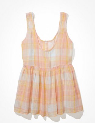 AE Oversized Button-Up Babydoll Tunic