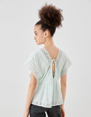 AE V-Neck Baybdoll Blouse
