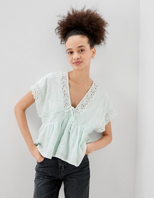 AE V-Neck Baybdoll Blouse