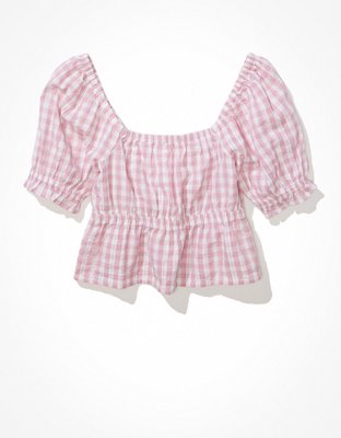 AE Wrap Babydoll Blouse
