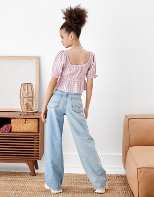 AE Wrap Babydoll Blouse