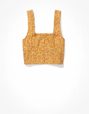 AE Square Neck Corset Tank Top