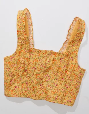 AE Square Neck Corset Tank Top