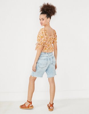 Женские блузки American Eagle AE Wrap Babydoll Blouse — фото 2