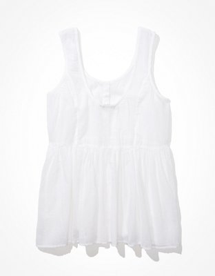 AE Oversized Button-Up Babydoll Tunic