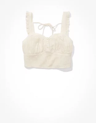 AE Smocked Corset Tank Top