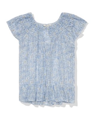 AE High Neck Babydoll Tank Top