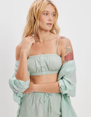 AE Button-Up Tube Top