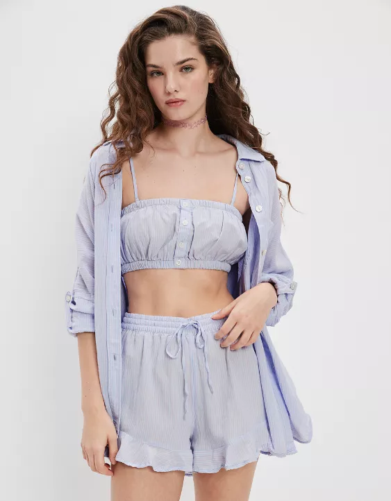 AE Button-Up Tube Top