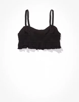 AE Super Cropped Ruffle Corset Cami
