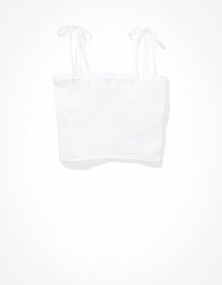 AE Smocked Crossover Cami