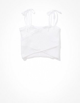 AE Smocked Crossover Cami