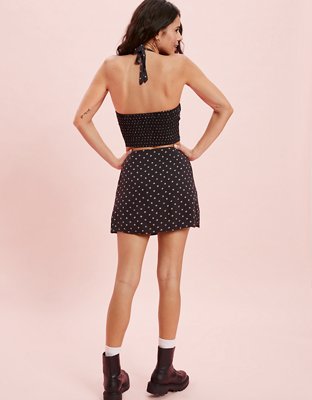 AE Cowl Neck Corset Halter Top