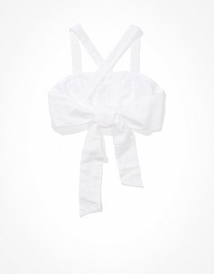 AE Button-Up Tie Back Tank Top