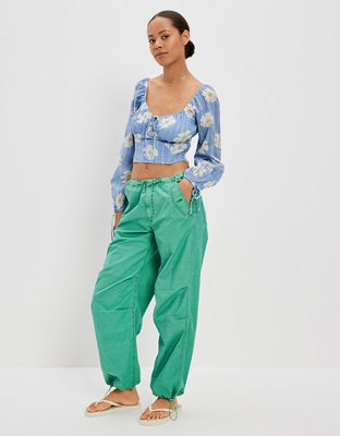 AE Blusa estilo corset manga larga