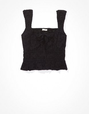 Женские блузки American Eagle AE Cap Sleeve Babydoll Blouse — фото 3