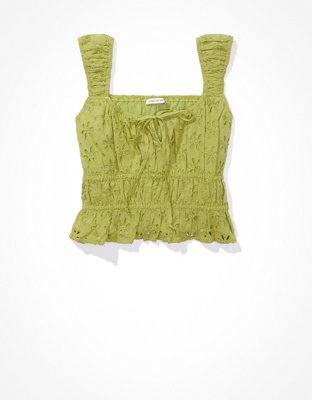 AE Cap Sleeve Babydoll Blouse