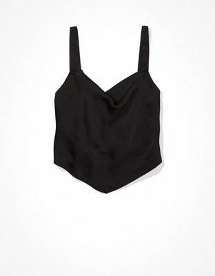 Camiseta sin mangas con cuello grande AE