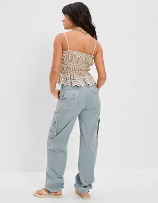 AE Tiered Eyelet Tube Top