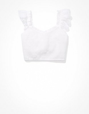 AE Smocked Ruffle Blouse