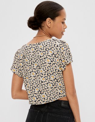 AE Cinch-Front Blouse
