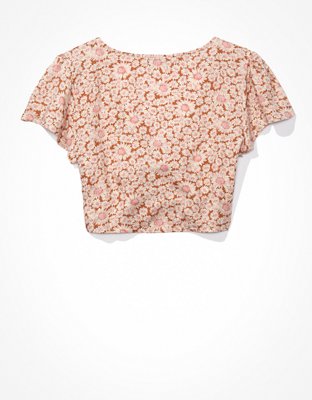 AE Cinch-Front Blouse