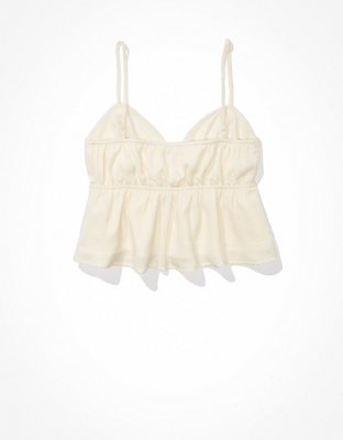 AE Satin Babydoll Blouse