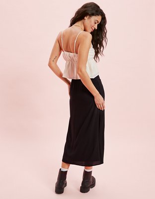 AE Satin Babydoll Blouse