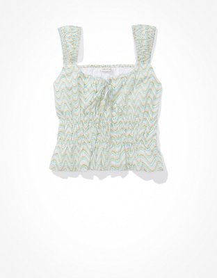 AE Cap Sleeve Babydoll Blouse