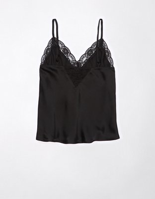 AE Silky Lace Trim Cami | American Eagle