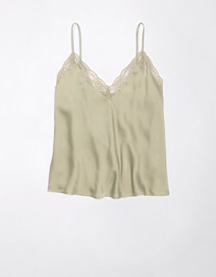 AE Silky Lace Trim Cami