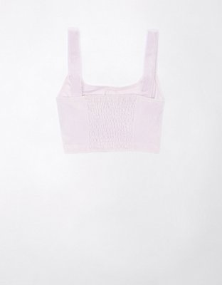 AE Cropped Corduroy Corset Top