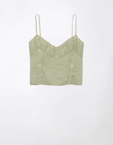 AE Cropped V-Neck Tank Top