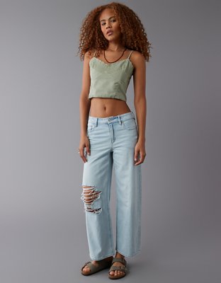 AE Cropped V-Neck Tank Top