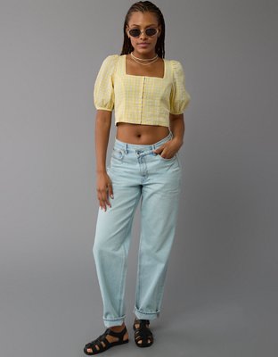 トップス SQUARE NECK LADY LIKE PLEATS TOP PUMIEY Long Sleeve Shirts for Women Dupes T Shirts Womens Fashion