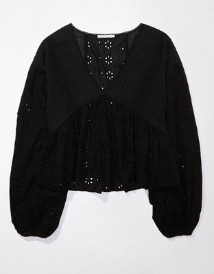 Женские блузки American Eagle AE Babydoll Blouse — фото 3