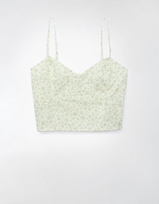 Женские топы American Eagle AE Cropped V-Neck Tank Top — фото 3